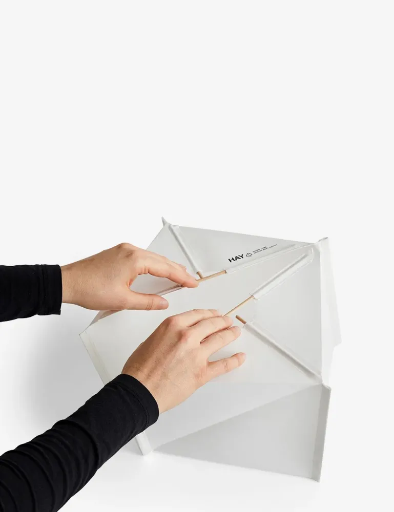 PAPER CUBE TABLE LAMP HAY