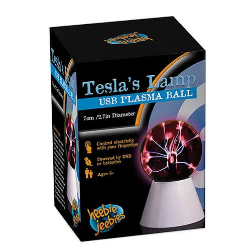Lâmpada tesla bola de plasma USB Heebie Jeebies
