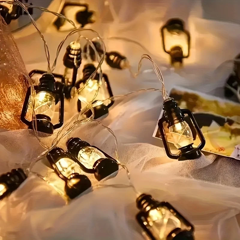 HolidayGlow - Iluminação Vintage de LED para Pendurar para Decoração Festiva