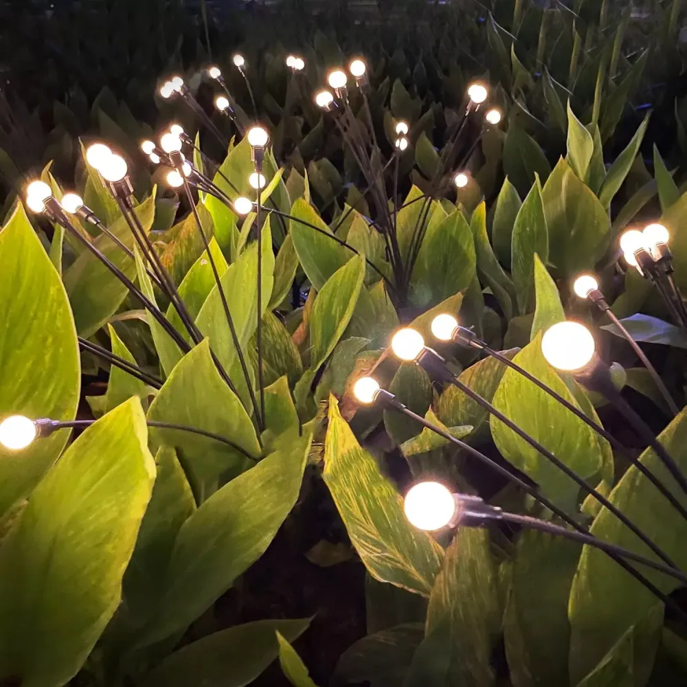 Iluminação de Jardim Vaga-lume Energia Solar - 10 Lâmpadas LED