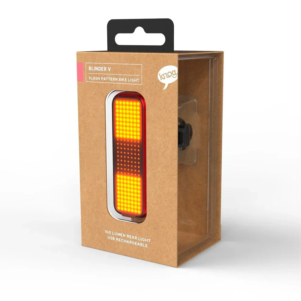 Iluminação traseira KNOG BLINDER V - Trânsito - Preto