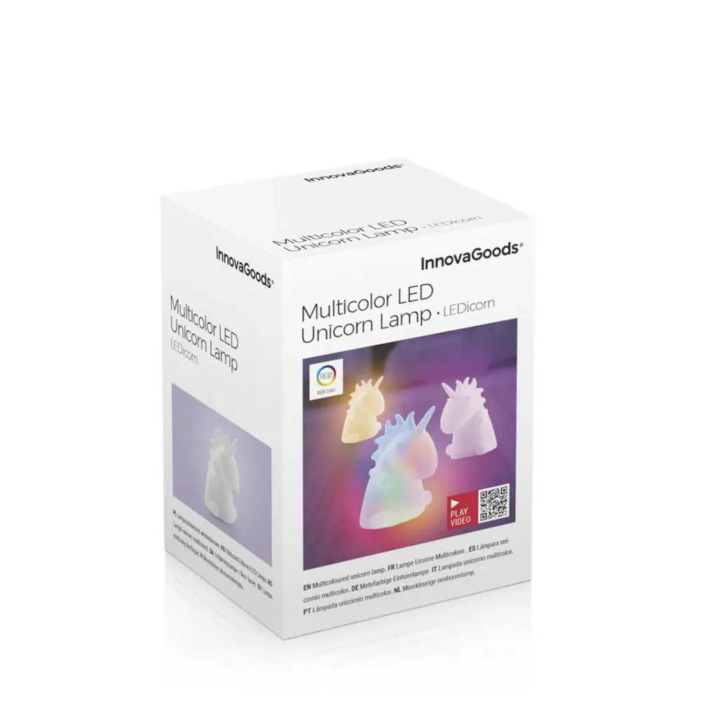 Candeeiro Unicórnio Multicolor LEDicorn InnovaGoods