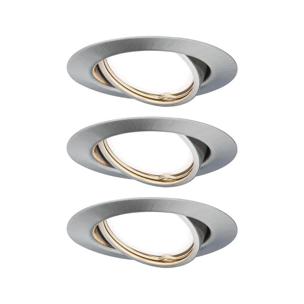 Insira base da base de luz LED giratória redonda 3x5W Gu10 51mm