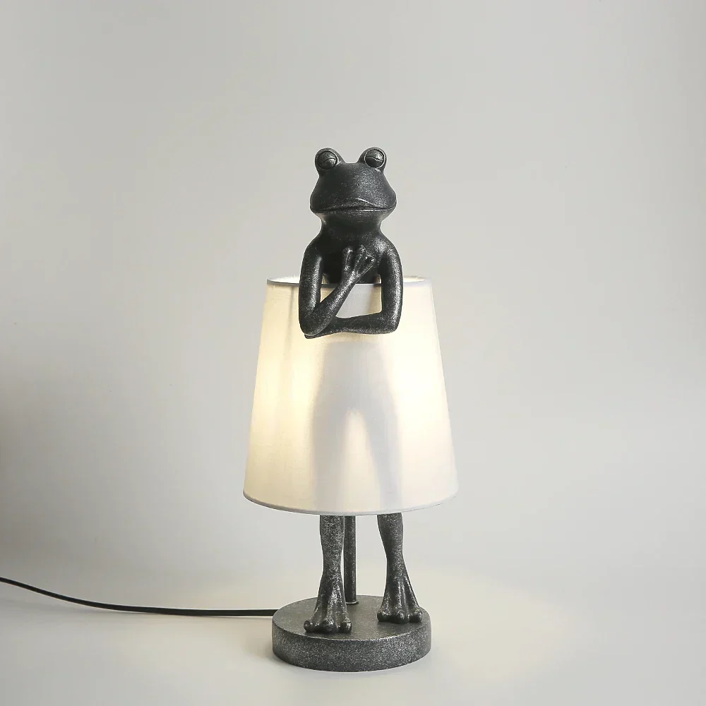 JungleGlow - Candeeiro de Mesa LED Kikker em Design Moderno para Sala de Estar e Quarto de Crianç
