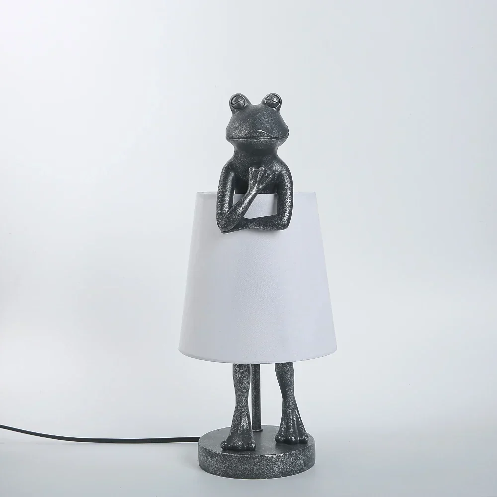JungleGlow - Candeeiro de Mesa LED Kikker em Design Moderno para Sala de Estar e Quarto de Crianç