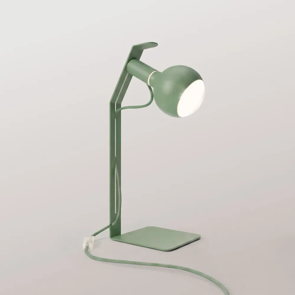 Koso Lucia - Lâmpada de mesa com Ficha UK - Verde