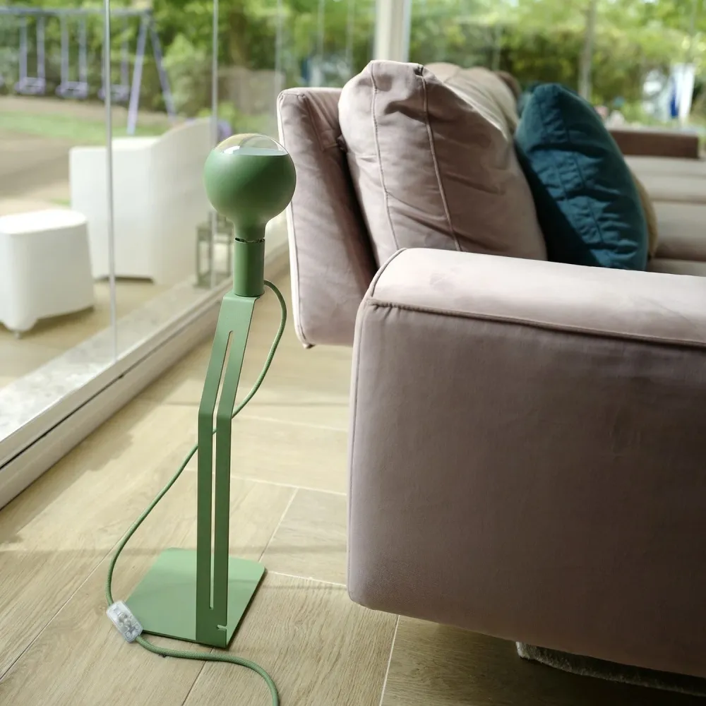 Koso Lucia - Lâmpada de mesa com Ficha UK - Verde