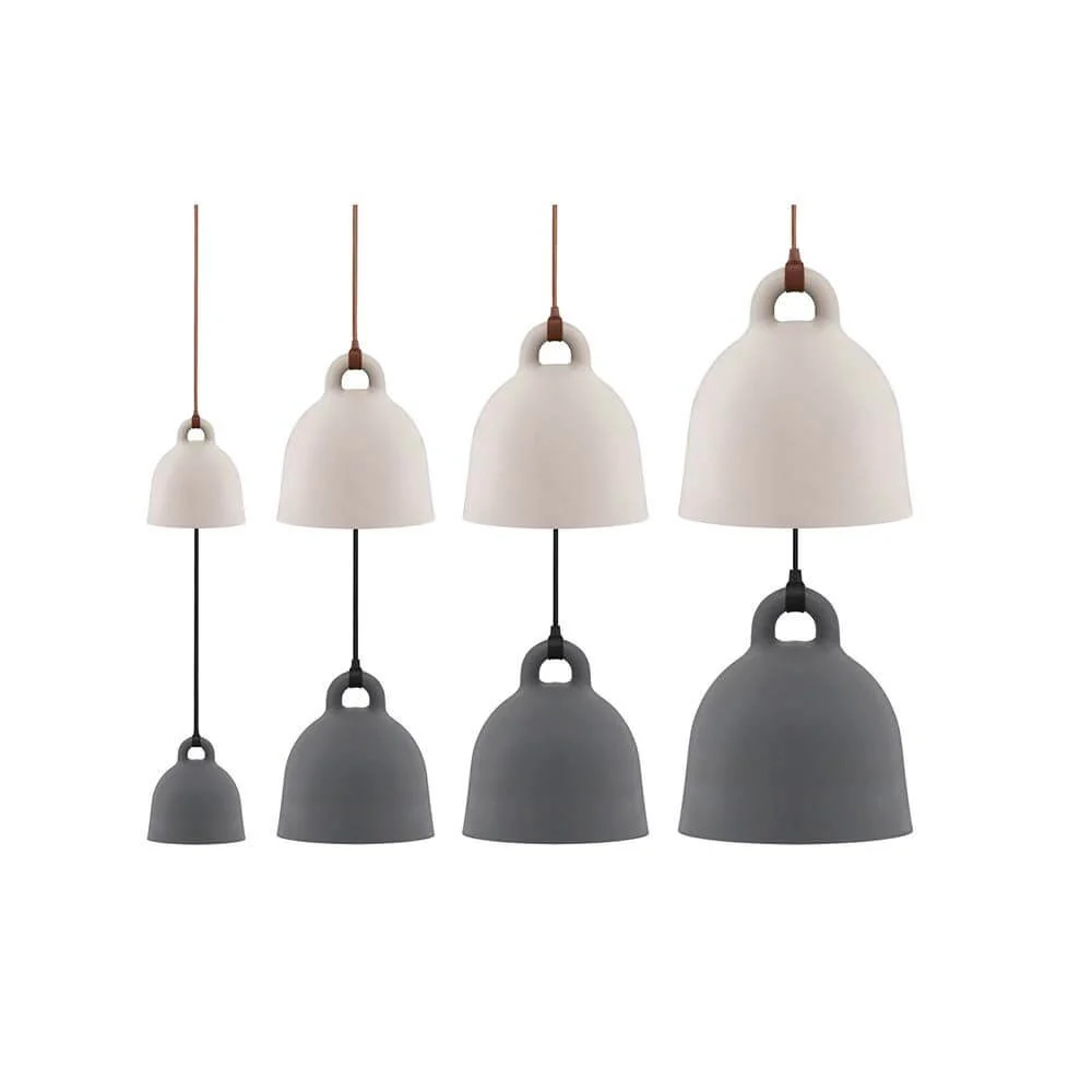 Lampo pendente Bell S Ø 35cm branco