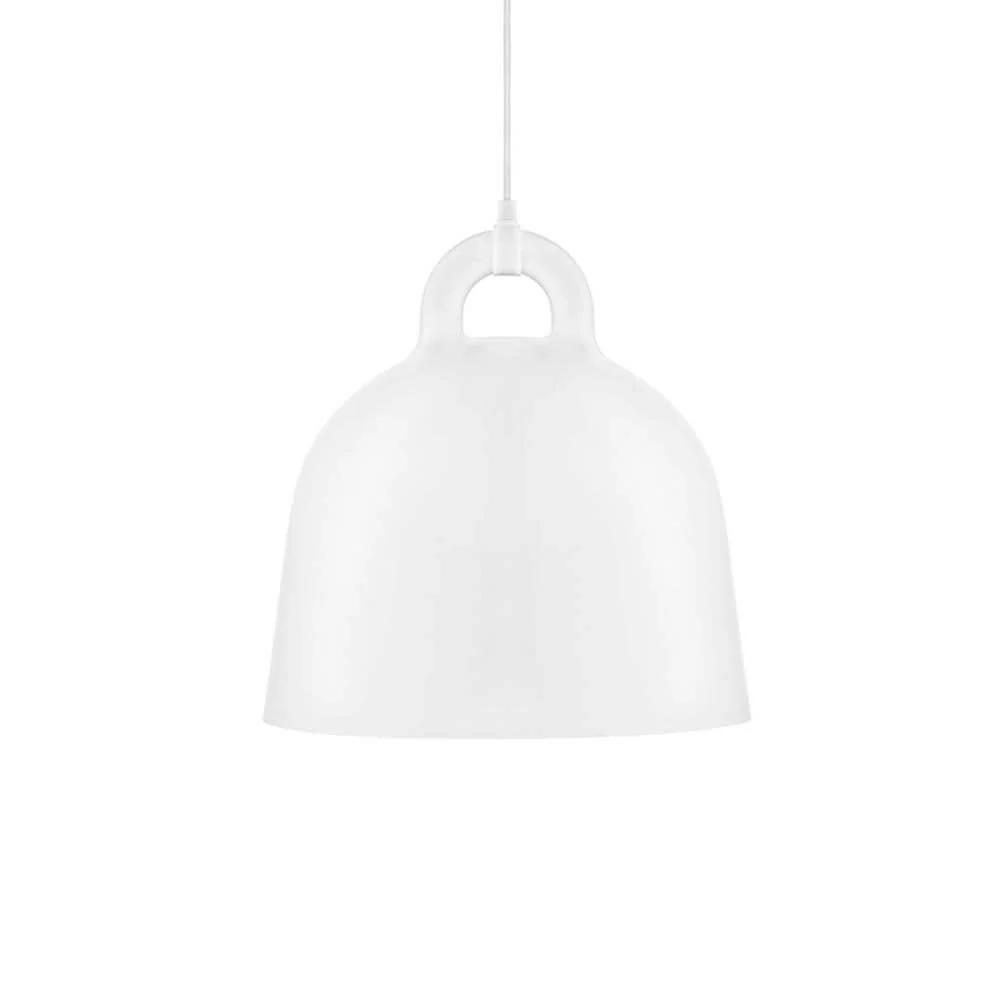 Lampo pendente Bell M Ø 42cm branco