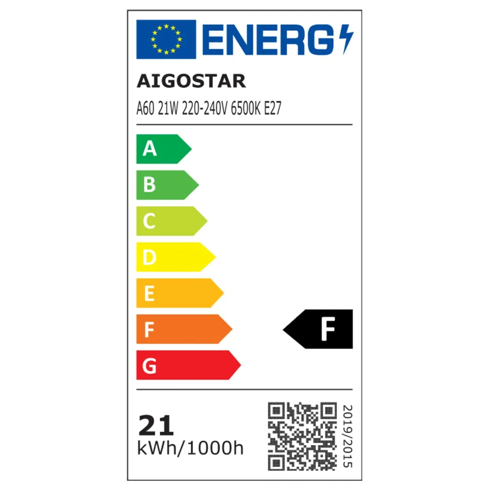 LED E27 21W A60 ( LÂMPADA GERAL )