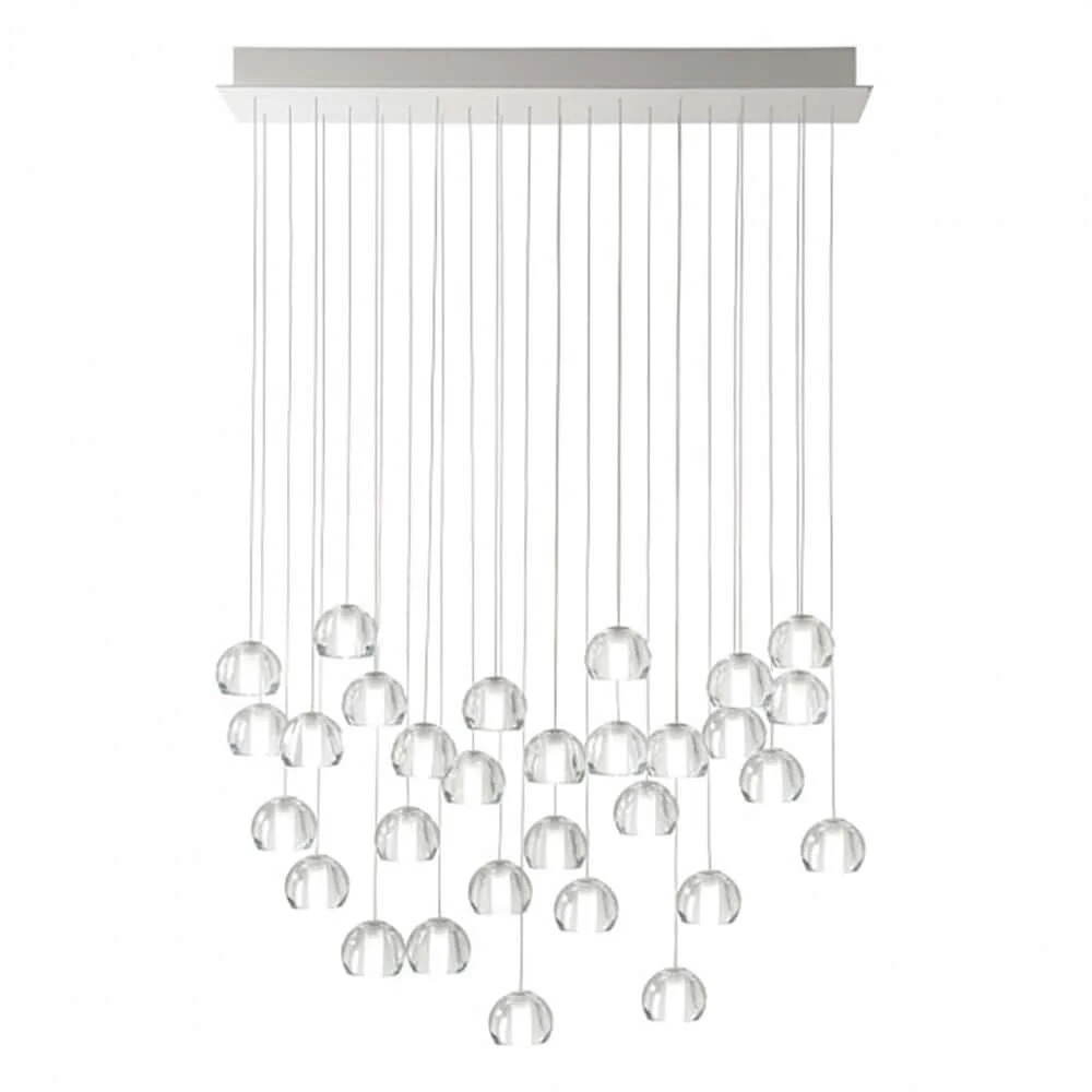 LED de LED multispot Fabbian Beluga 30-Flame Angular
