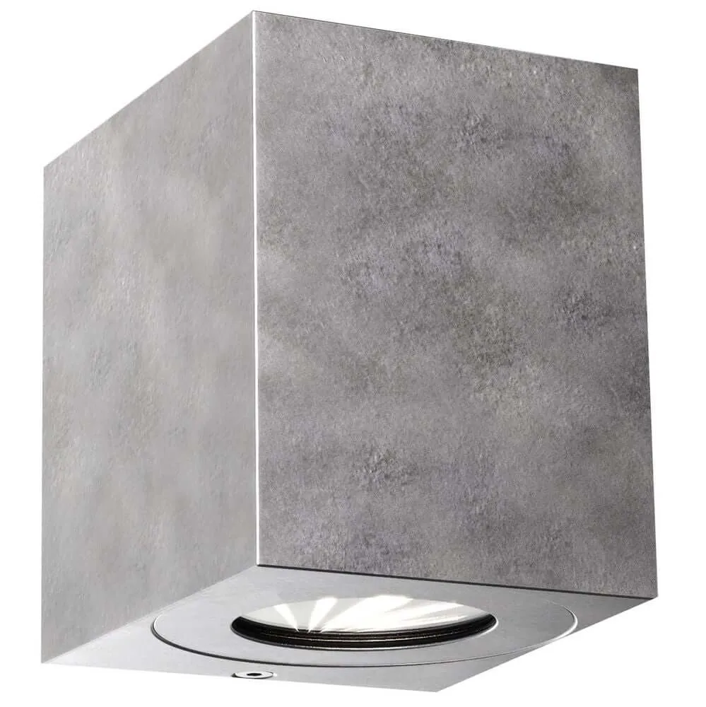 LED de parede externa canto kubi 2 ip44 galvanizado