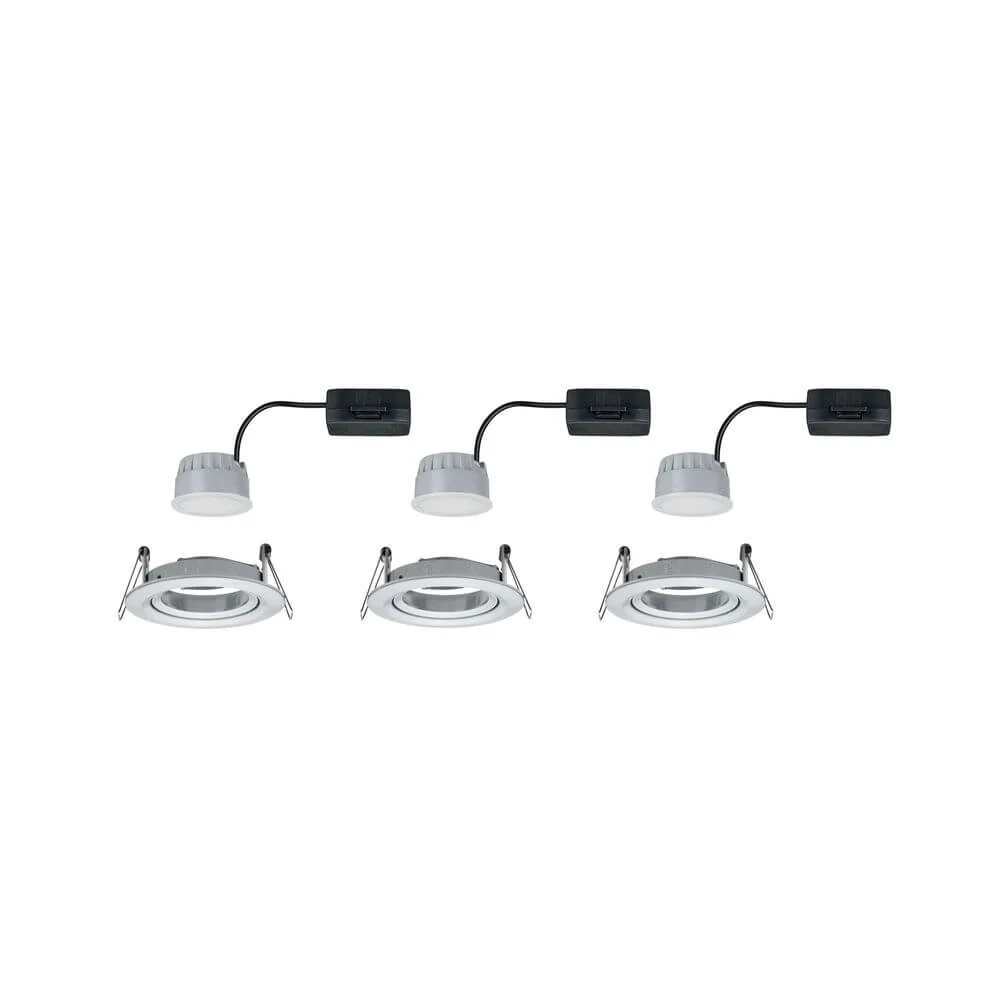 LED de 3 sets LED lâmpada Nova em torno de 3 níveis de alumínio diminuído