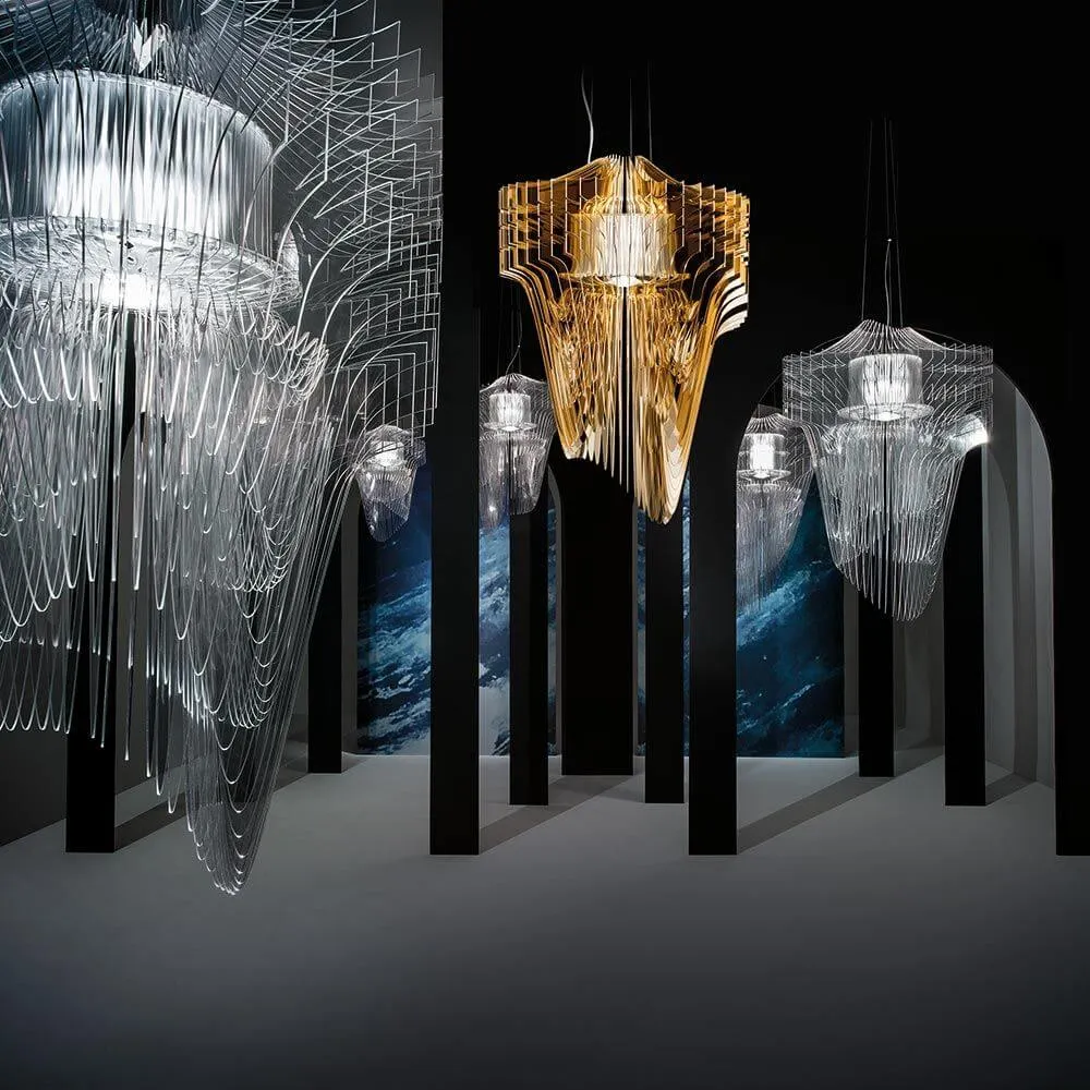 LED SLAMP LED HANDING ARIA GRANDE 7000LM 2700K TRANSPARENTE