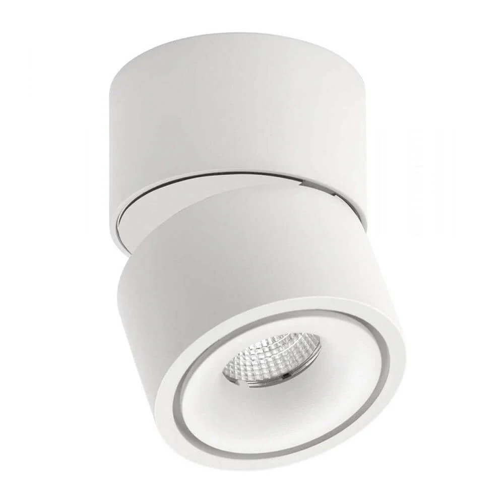 LED Spotlight simples mini branco, preto + tampa branca