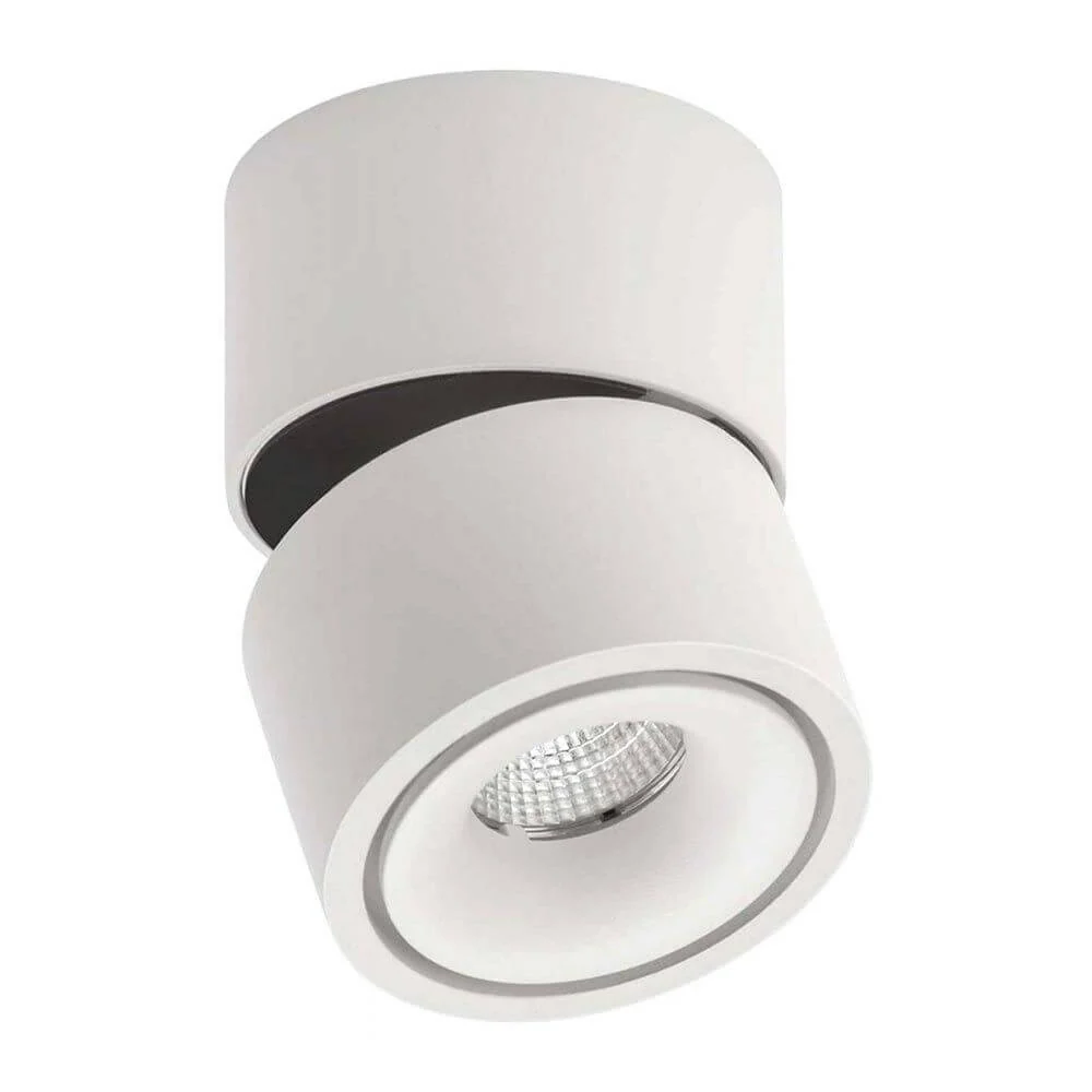 LED Spotlight simples mini branco, preto + tampa branca