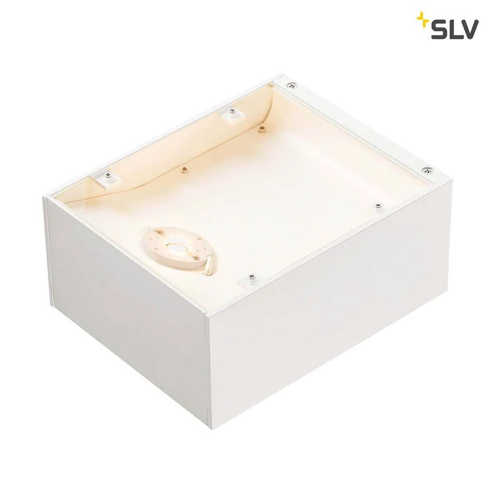 Lâmpada de estrutura de parede de concha 15 LED branca