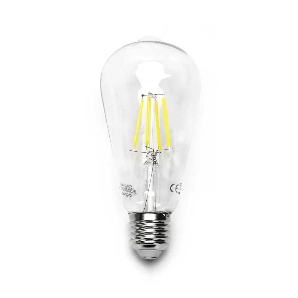 LÂMPADA DE FILAMENTO LED (TRANSPARENTE) ST64 E27 4W