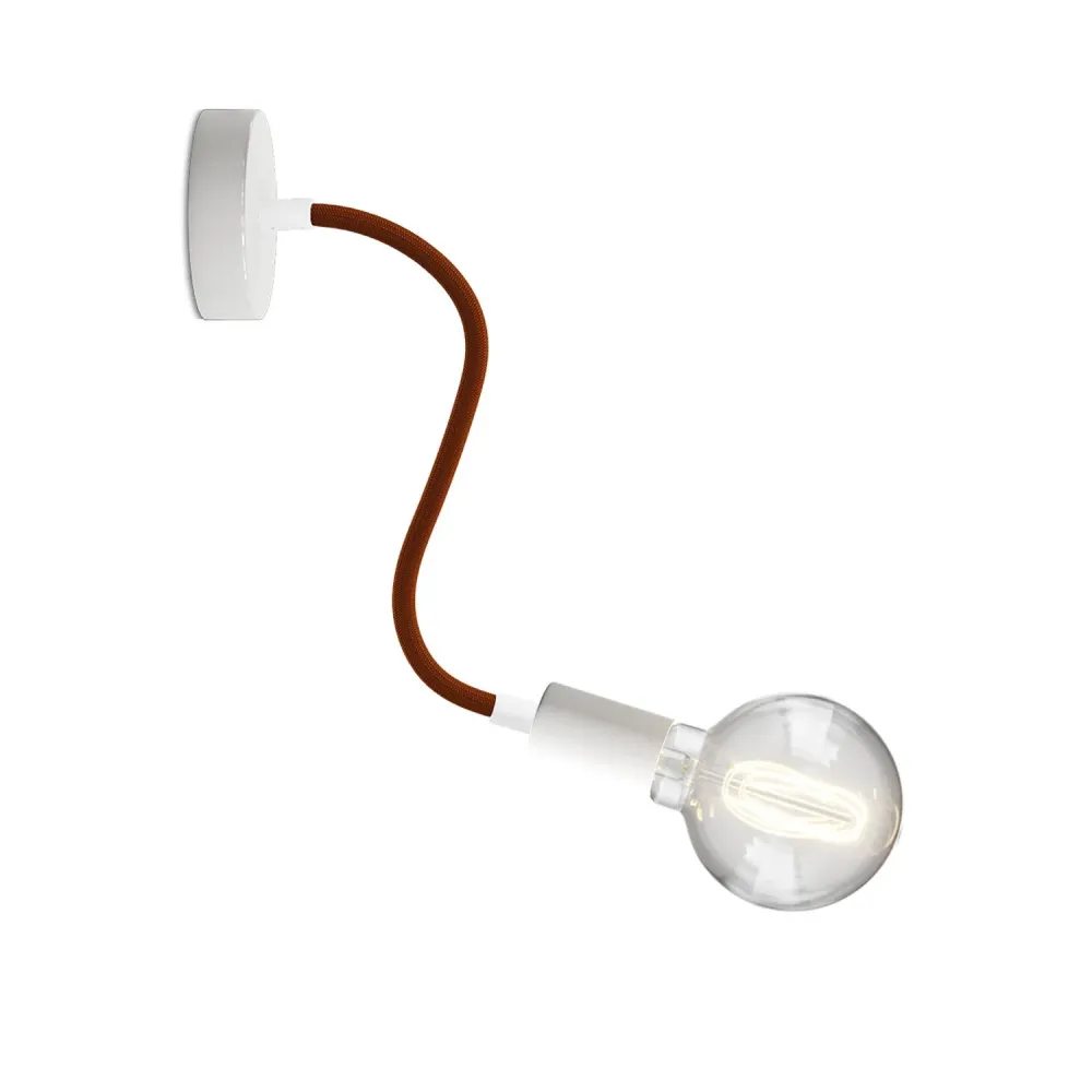 Lâmpada Flex 30 com lâmpada Globo - Branco mate