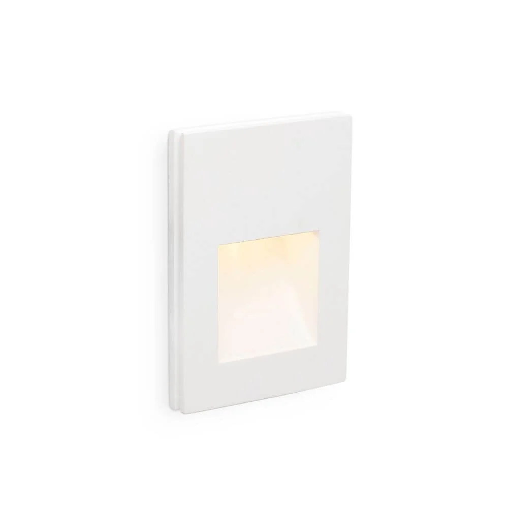 Lâmpada de instalação de parede LED Plas-3 1W 3000K branco