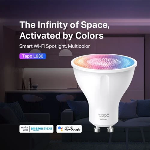 Lâmpada Inteligente TP-Link Bulb Tapo L630 2200K-6500K Wi-Fi Multicolor
