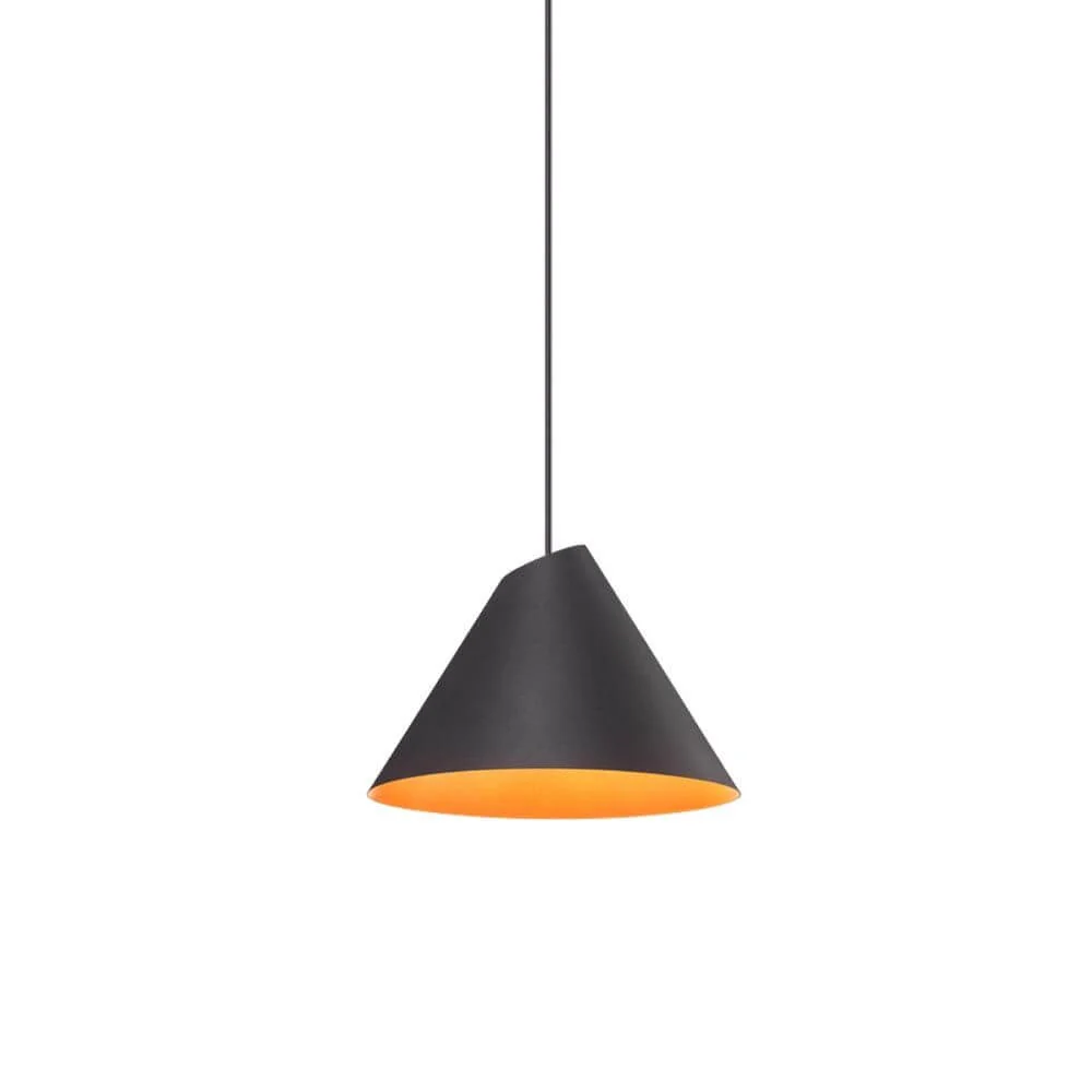 Lâmpada de jantar LED Shiek m preto