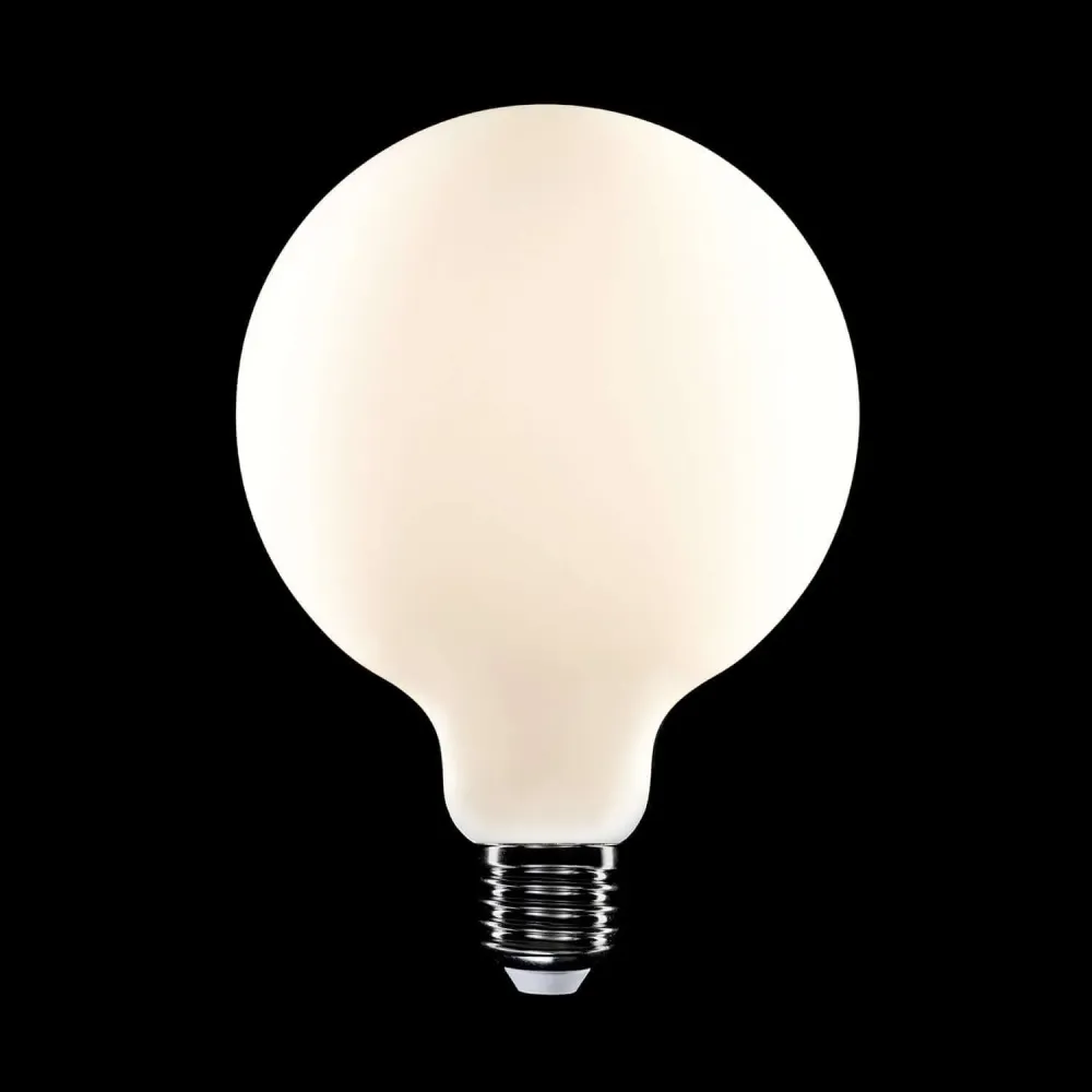 Lâmpada LED Efeito Porcelana CRI 95 G125 12W 1521Lm E27 2700K Regulável - P09