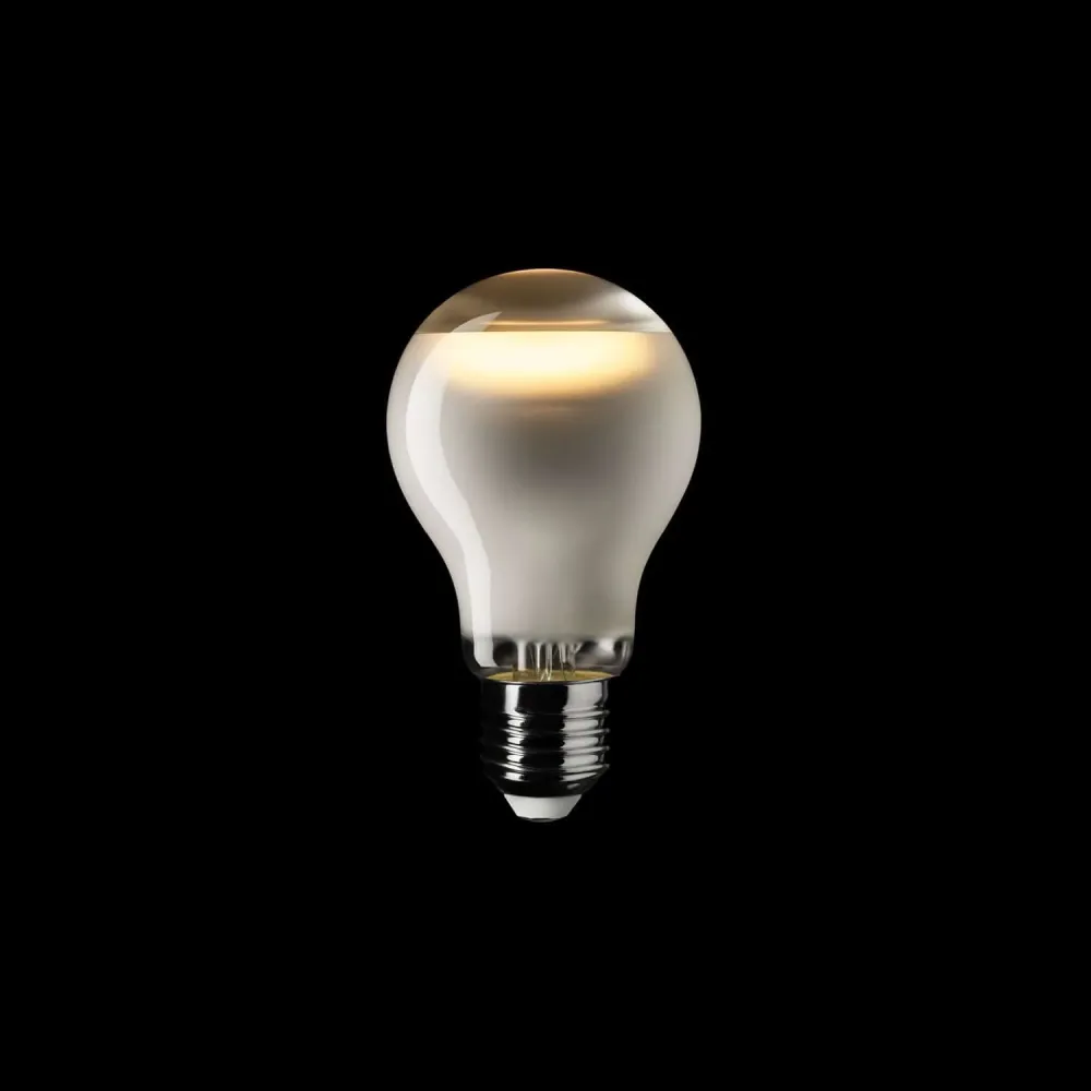 Lâmpada LED Half Frosted Lens Goccia A60 7W 806Lm 2700K Regulável - A08