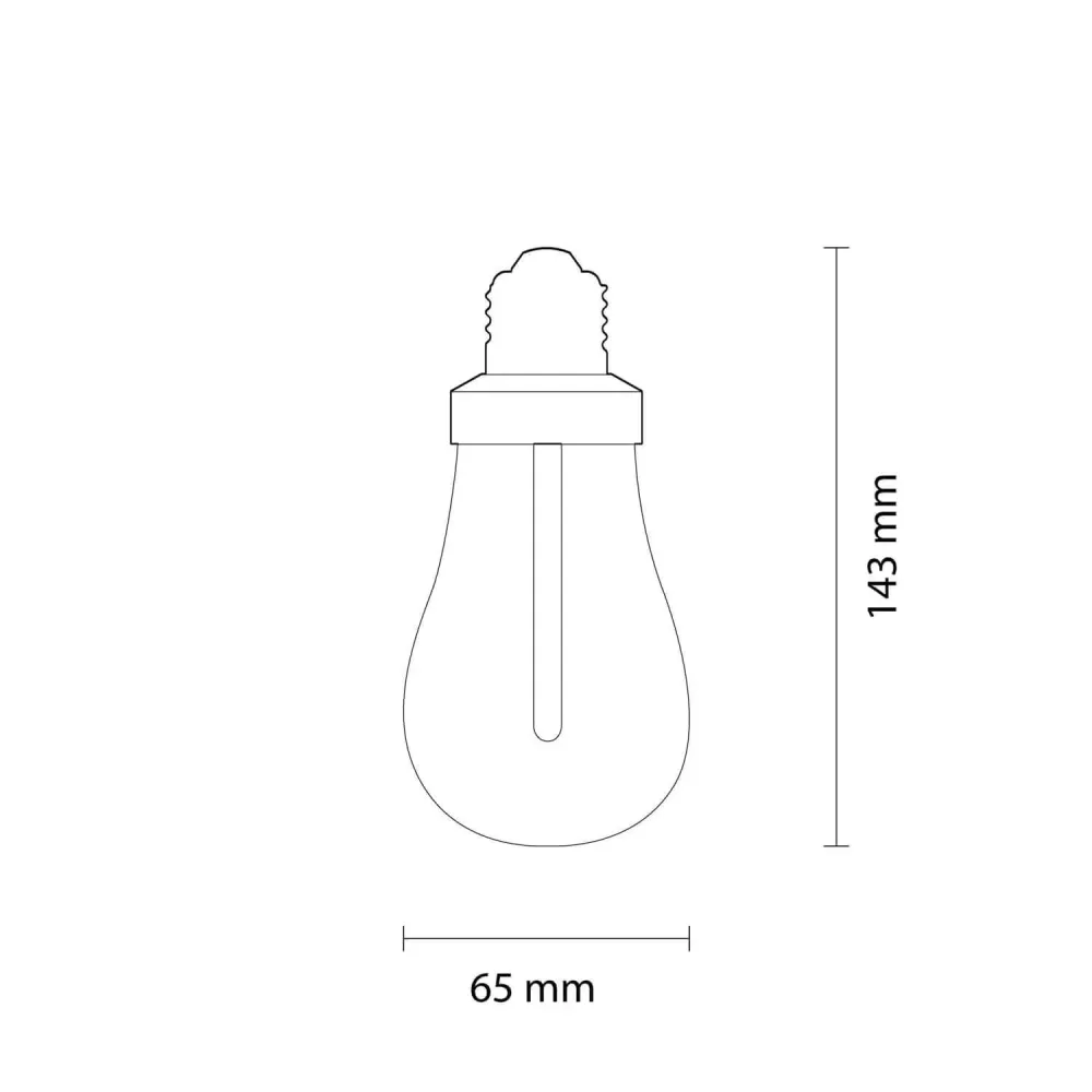 Lâmpada LED Plumen 002