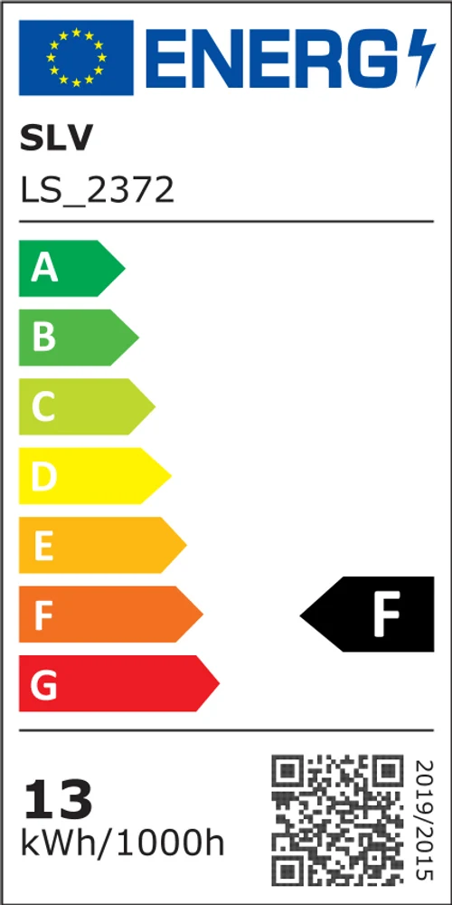 Lâmpada led Q-line 2m preto 4000k