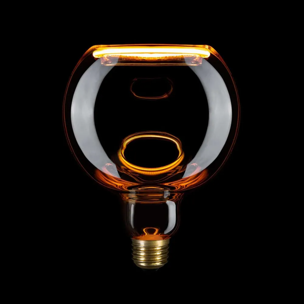 Lâmpada LED Smoky Ghost Line CRI 90 G125 6W 220Lm E27 1900K Regulável - G15