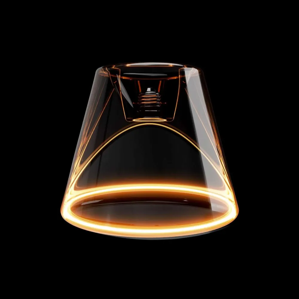 Lâmpada LED Smoky Ghost Line Recessed Cone 6W 400Lm E27 1900K Regulável - G11