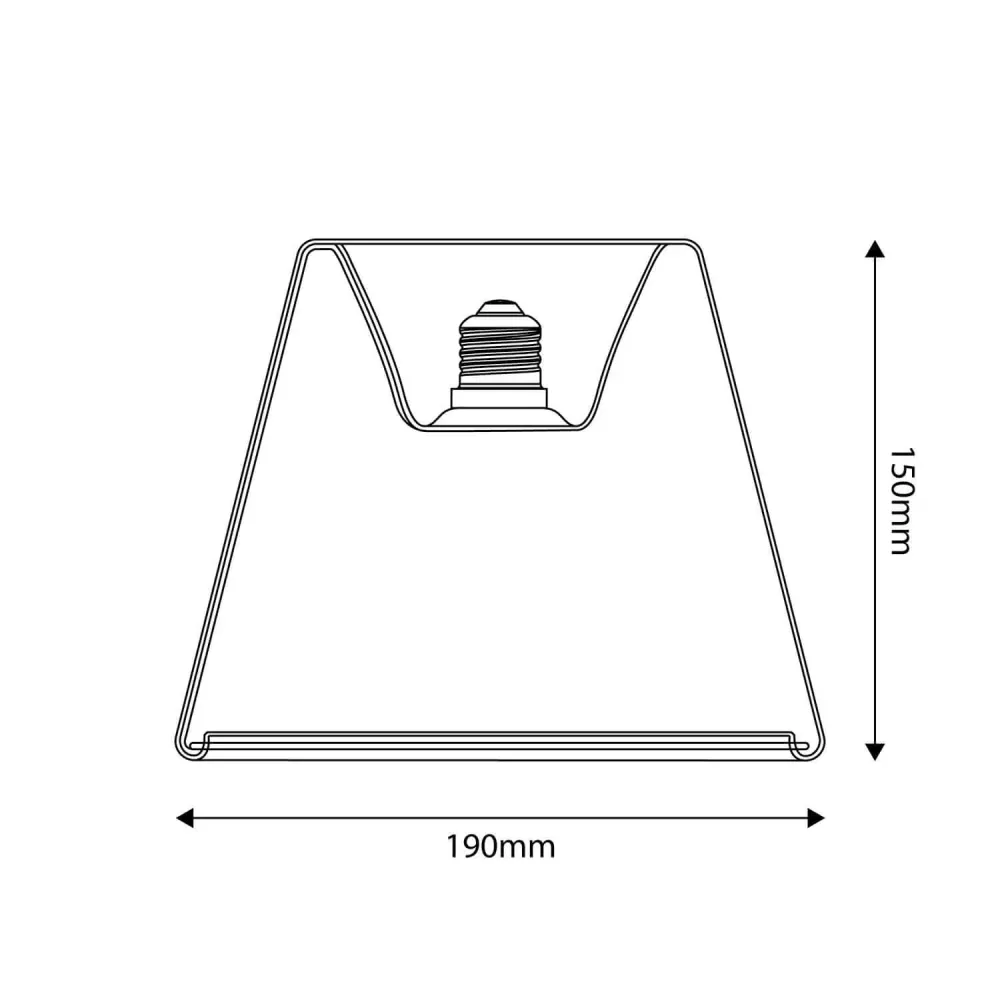 Lâmpada LED Smoky Ghost Line Recessed Cone 6W 400Lm E27 1900K Regulável - G11