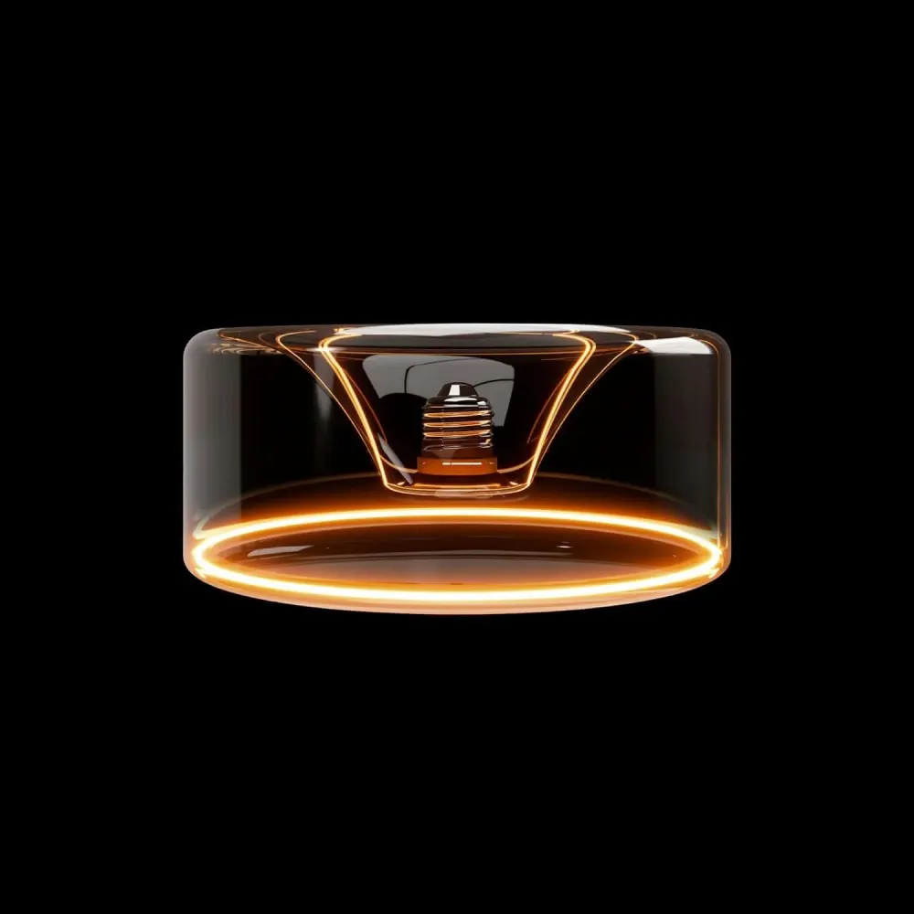 Lâmpada LED Smoky Ghost Line Recessed Donut 195x83 6W 380Lm E27 1900K Regulável - G12