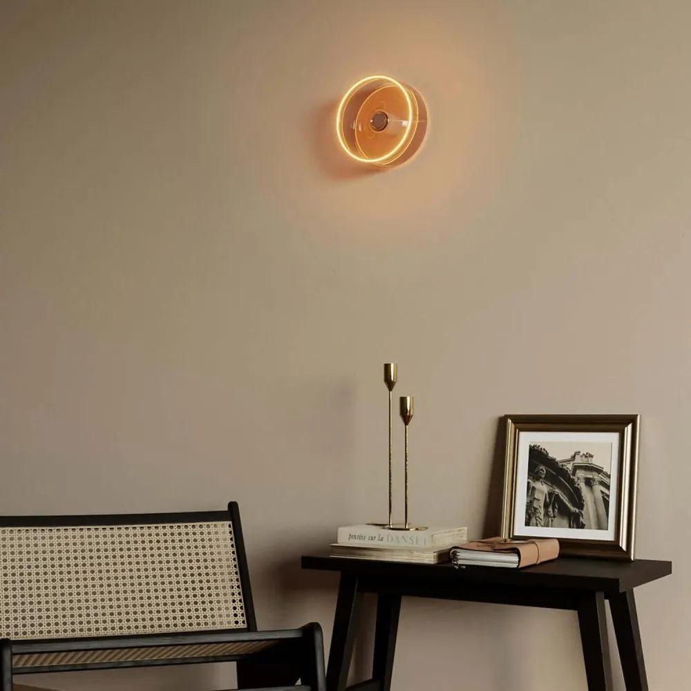 Lâmpada LED Smoky Ghost Line Recessed Donut 195x83 6W 380Lm E27 1900K Regulável - G12