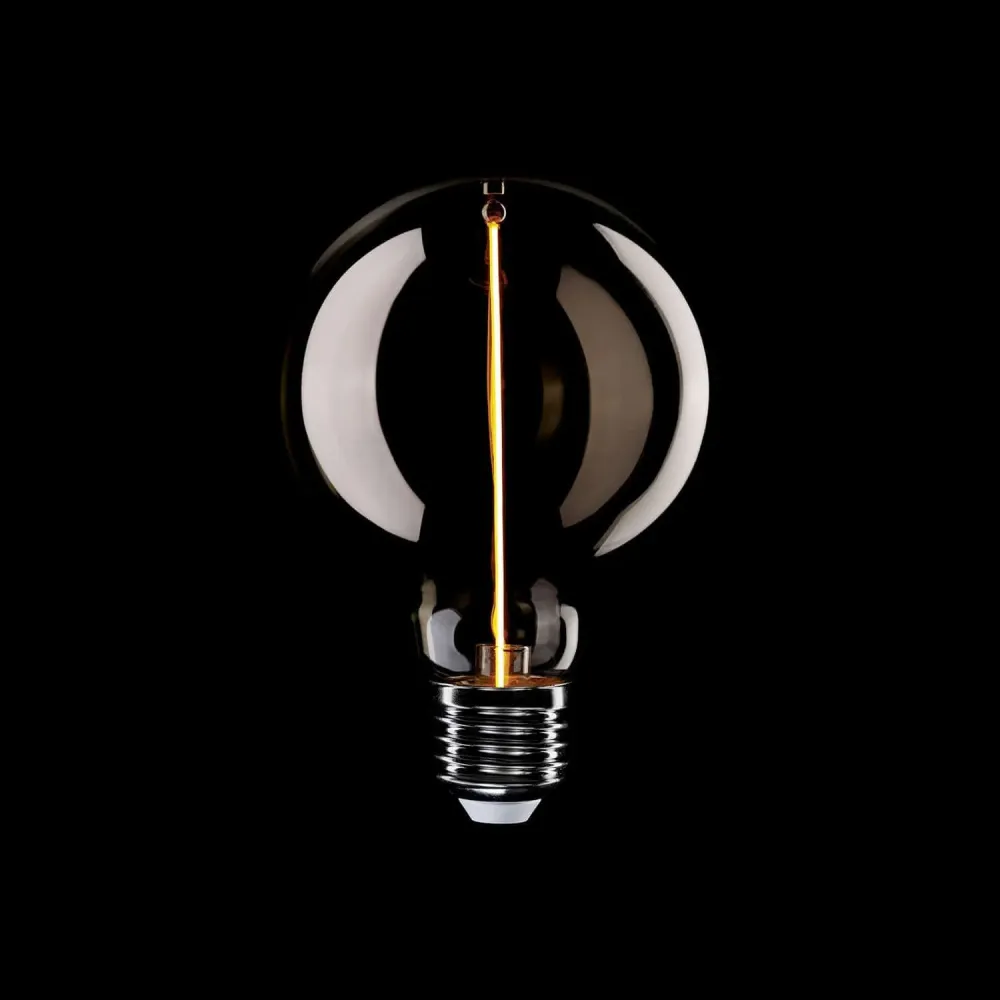 Lâmpada LED Smoky Magnetic Deco Line Globo G95 2,2W 60Lm E27 1800K - F04