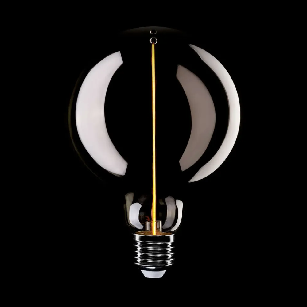 Lâmpada LED Smoky Magnetic Deco Line Globo G125 2,8W 90Lm E27 1800K - F05