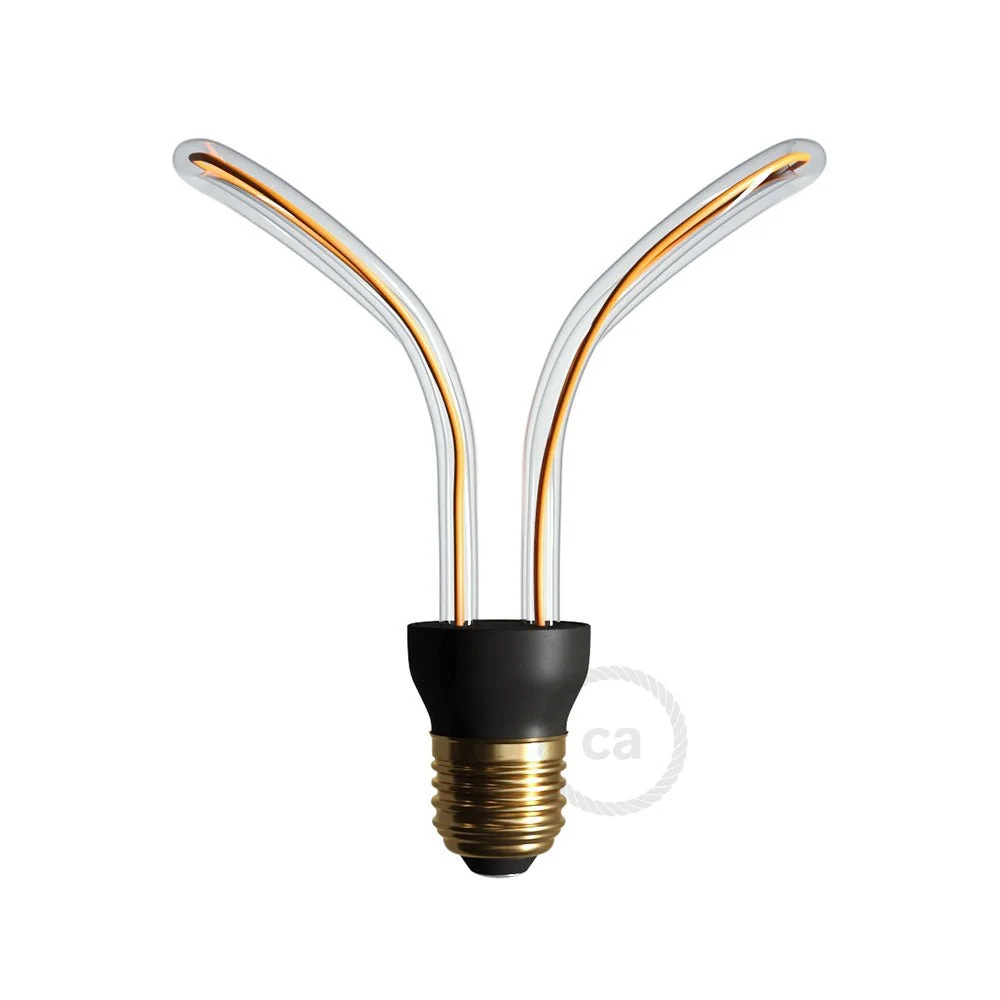 Lâmpada LED Transparente Butterfly 12W 500Lm E26 2200K Dimerizável - Butterfly