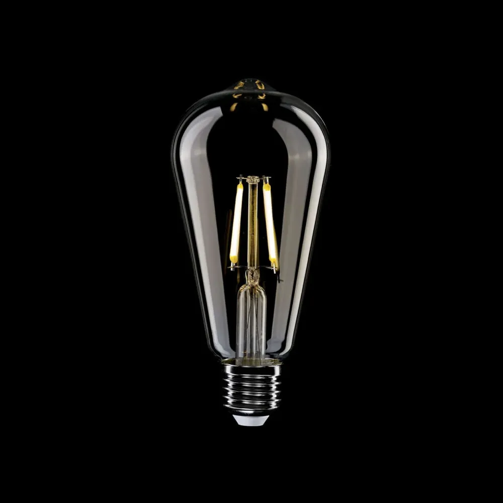 Lâmpada LED Transparente Edison ST64 4W 470Lm E27 2700K - E03