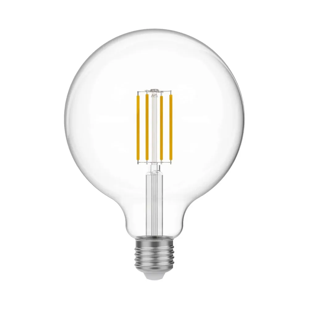 Lâmpada LED Transparente Globo G125 7W 806Lm E27 3500K Regulável - N04