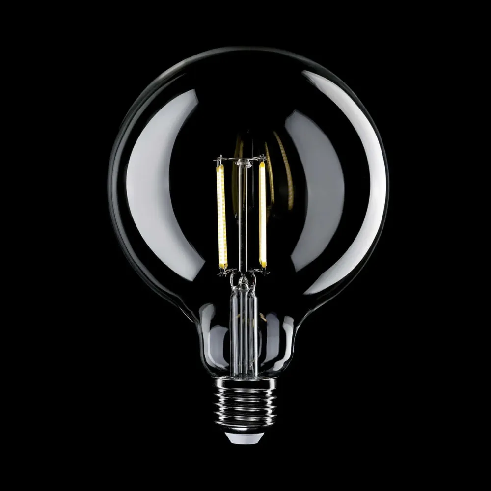 Lâmpada LED Transparente Globo G125 7W 806Lm E27 3500K Regulável - N04