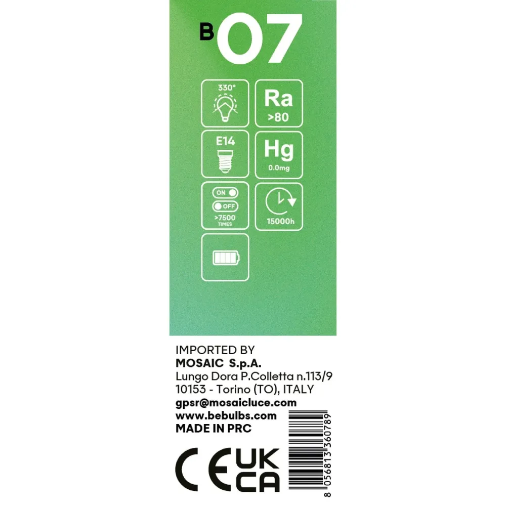 Lâmpada LED Transparente Linea 5V Tubular T25 1,8W 160Lm E14 2500K Dimerizável - B07