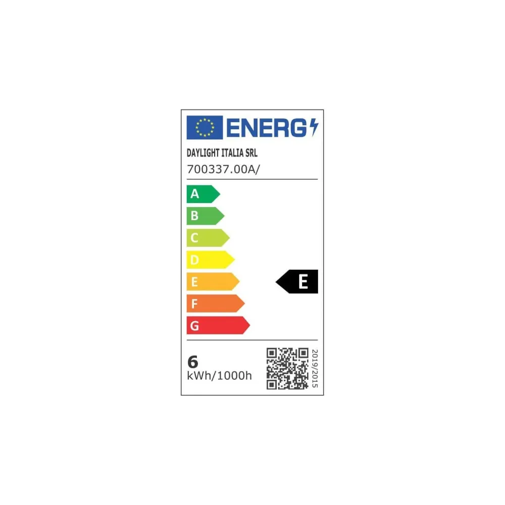 Lâmpada LED Transparente Oliva 6W 806Lm E14 2700K