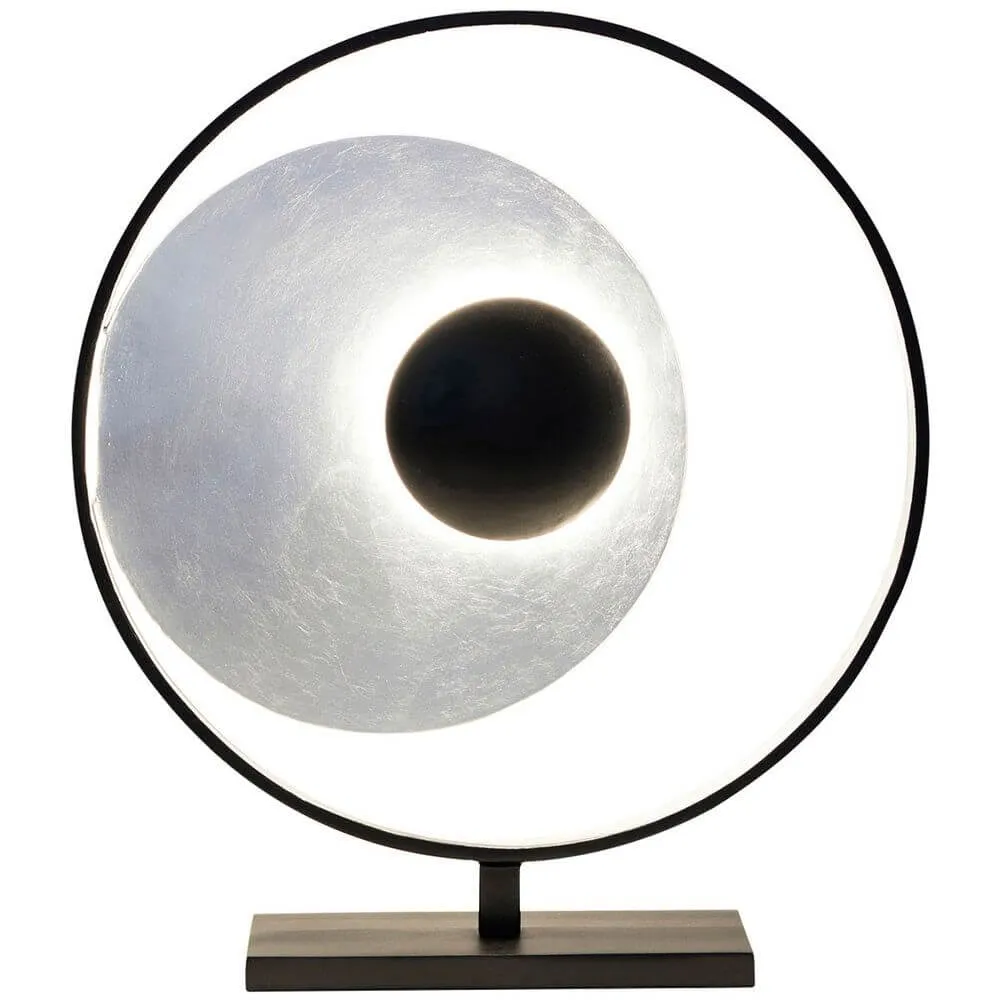 Lâmpada de mesa 4-chama Satélite Ferlite Black Silver