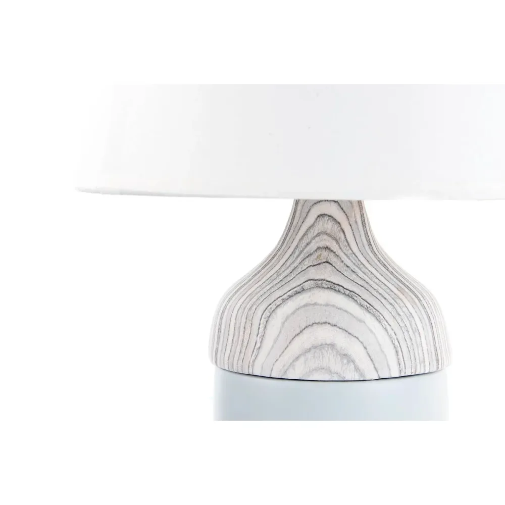 Lâmpada de mesa DKD Home Decor Cerâmica Castanho Azul Marinho (2 Unidades)