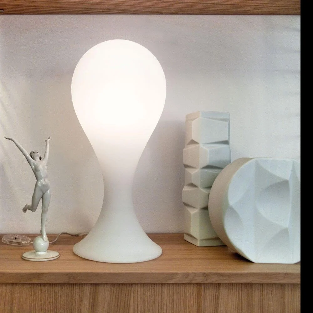 Lâmpada de mesa Drop-4s 40 cm de luz líquida branca