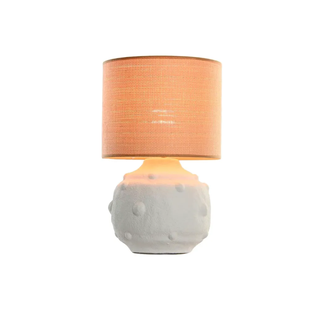 Lâmpada de mesa Home ESPRIT Branco Castanho 50 W 220 V
