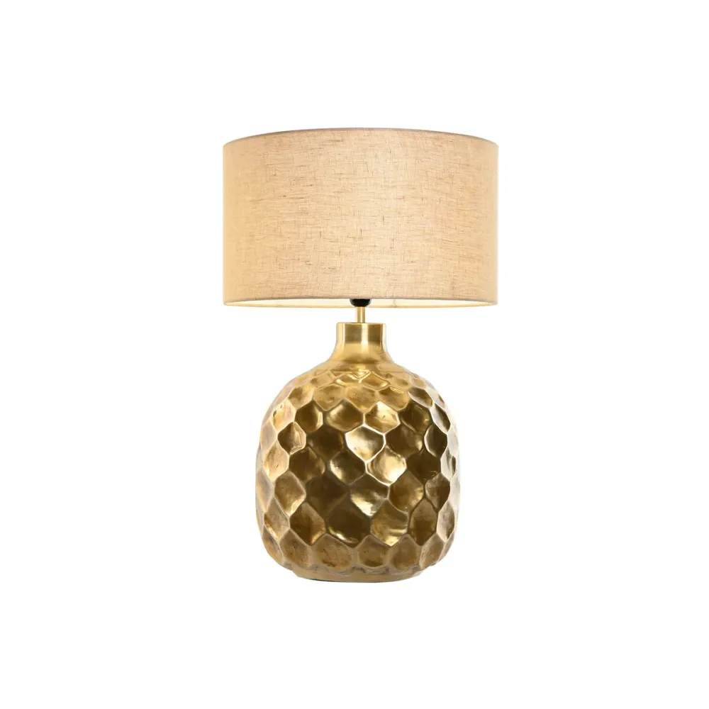 Lâmpada de mesa Home ESPRIT Dourado Alumínio 50 W 220 V 42 x 42 x 66 cm