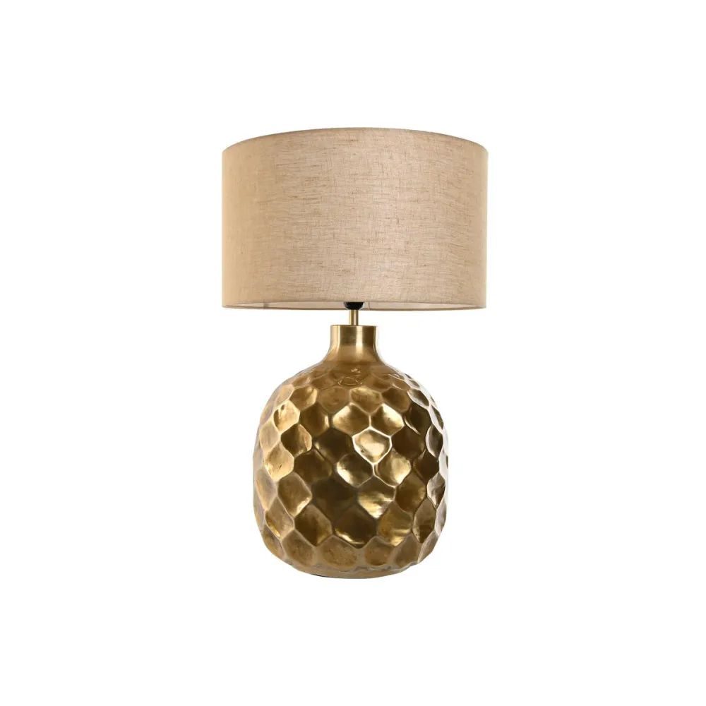 Lâmpada de mesa Home ESPRIT Dourado Alumínio 50 W 220 V 42 x 42 x 66 cm