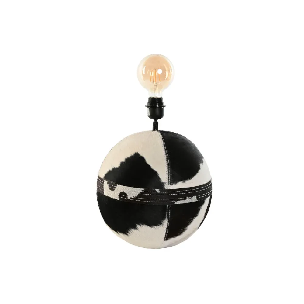Lâmpada de mesa Home ESPRIT Metal Madeira de mangueira 30 x 30 x 39 cm
